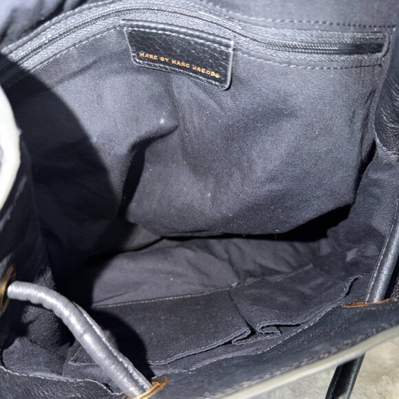 MARC BY MARC JACOBS Black Pebble Leather Backpack main image 10